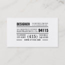Recherche de universel cartes visite Noir et blanc