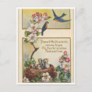 Recherche de poussin vintage de pâques cartes postales Poulet