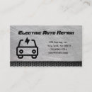 Recherche de voiture électrique cartes visite Mécanique