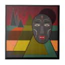 Recherche de masque africain carreaux Ethnique