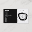 Recherche de télévision cartes visite Production