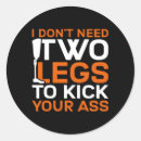 Recherche de amputé autocollants Jambe prothétique