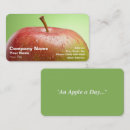 Recherche de pomme rouge cartes visite Fruit