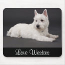 Recherche de westie tapis souris Terrier
