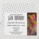 Recherche de 55 ans invitations Noir et blanc