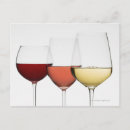 Recherche de verres de vin cartes postales Boisson