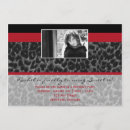 Recherche de bonbon rouge et noir 16 invitations Zèbre