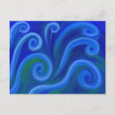 Zoek naar wavy briefkaarten Blauw