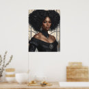 Recherche de cheveux naturels posters Noir