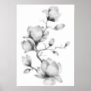 Zoek naar witte bloemen posters Waterverf