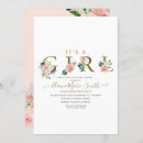 Recherche de jolies fleurs invitations Fille bébé