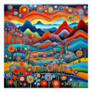 Recherche de paysage psychédélique posters Nature