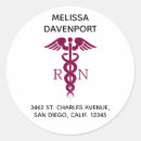 Recherche de symbole médical autocollants Infirmière autorisée