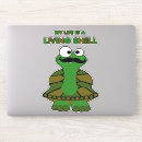 Recherche de tortue drôle autocollants Reptile