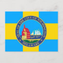Recherche de avertisseur cartes postales Drapeau