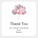 Recherche de ballon mariage autocollants Rose