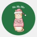 Recherche de chat grincheux autocollants Sarcastique