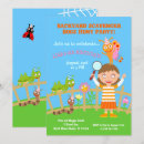 Recherche de insecte 13x18 invitations Chasse aux insectes