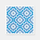 Recherche de motif marocain serviettes Bleu et blanc