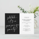 Recherche de surprise party invitations Noir