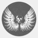 Recherche de crâne punk rock autocollants Gothique