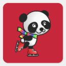 Recherche de panda heureux autocollants Dessin