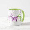 Recherche de motif linéaire tasses Coloré