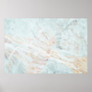 Recherche de texture de marbre posters Bleu