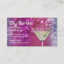 Recherche de verre martini cartes visite Barre