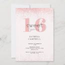 Recherche de paillettes roses invitations Fête
