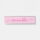 Recherche de bureau plaques de porte Girly