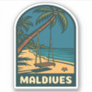 Recherche de maldives autocollants Palmier