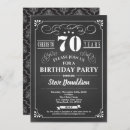 Recherche de de 70 ans anniversaire invitations Vintage