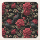 Recherche de corbeaux dessous de verres Floral