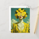 Recherche de jaune citron cartes postales Ai généré