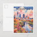 Recherche de indianapolis vintage cartes postales Illustration