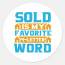 Recherche de agent immobilier autocollants Commentaire du réaliste