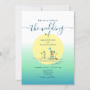 Recherche de de de plage mariage réception invitations Tropical