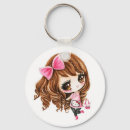 Recherche de petite fille mignonne porteclés Kawaii