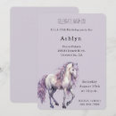 Recherche de de lavande anniversaire invitations Girly