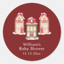Recherche de village autocollants Baby shower de vacances