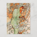 Zoek naar alphonse mucha briefkaarten Vrouw
