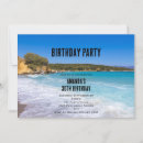 Recherche de paradis invitations Turquoise