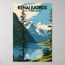 Zoek naar fjorden posters Kenai fjords nationaal park