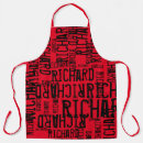 Recherche de nom dessus tabliers Cuisson