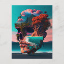 Recherche de collage coloré cartes postales Bleu