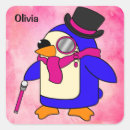 Recherche de pingouin rose autocollants Moderne