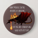 Zoek naar draken buttons Grappig