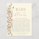 Recherche de jeux de baby shower cartes postales Garçon