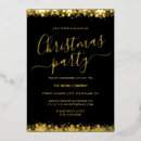 Recherche de gold black noël invitations Parti
